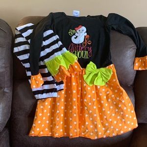 Boutique dress with leggings XXL Halloween